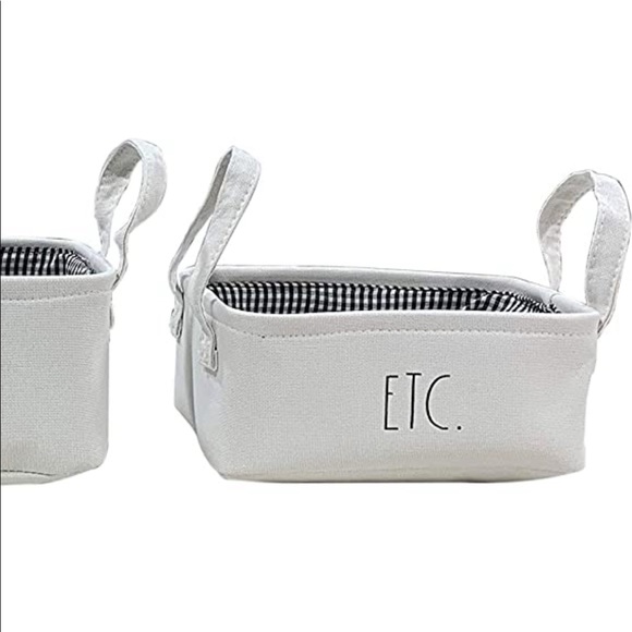 RAE DUNN Storage Basket - Etc. (small) - Picture 3 of 4